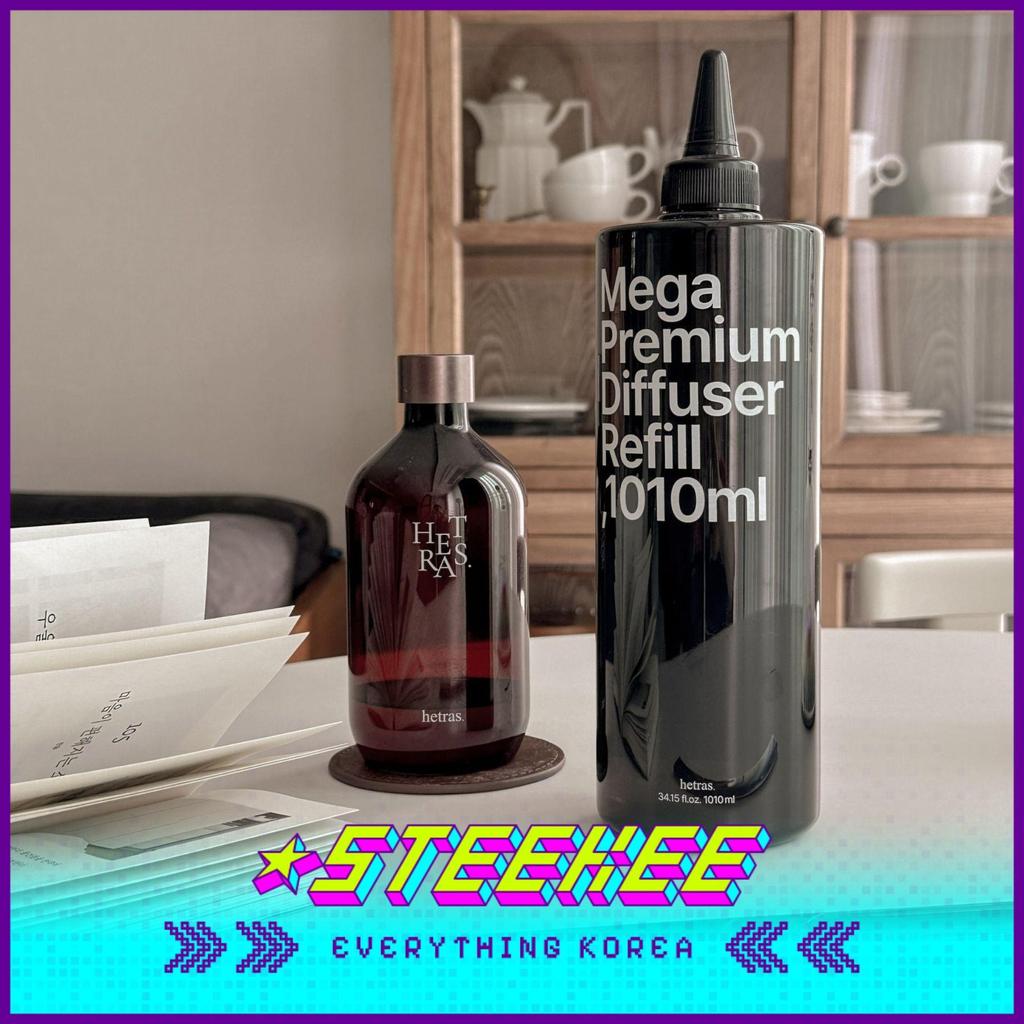 hetras Mega Premium Large Capacity Diffuser Refill 1010ml by Steekee Korea 3046