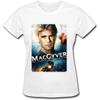 SUNRAIN Women's MacGyver Movie Poster T Shirt