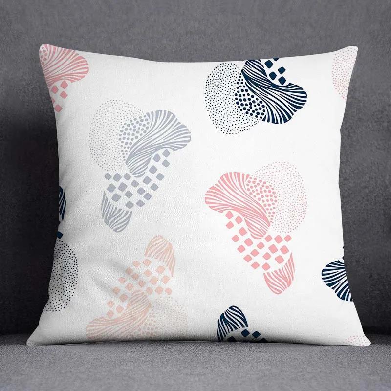 Juste De Coussin Carrée À Motif Papillon, Taie D'oreiller, Série Rose, Décoration De Bureau À Domicile