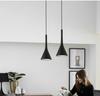 Nordic Wrought Iron Pendant Light - Modern Creative Single-Head Lamp for Restaurant, Bar, Bedroom, and Bedside.
