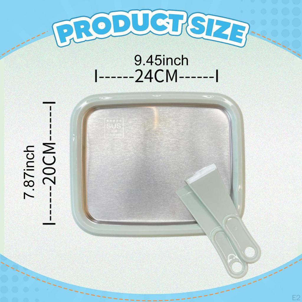 Natychmiastowa Maszynka do Lodów Zimna Płyta z Łopatkami do Kuchni