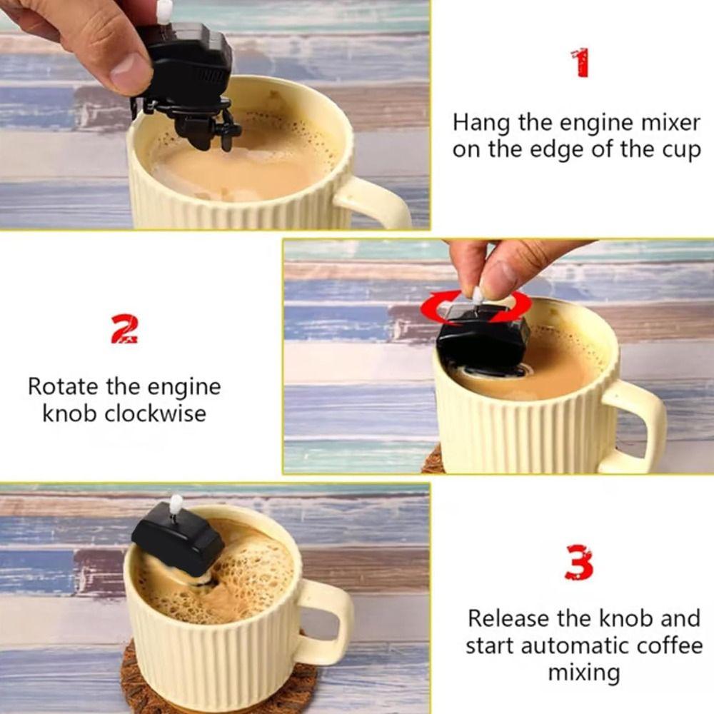 Wind Up Mini Boat Engine Coffee Stirrer Unique Novelty Boat Motor Coffee Mixer  Gifts