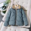 Cotton-padded Jacket Women's Autumn and Winter Korean Version of The Short Stand-up Collar Cotton-padded Jacket Thickened Warm Padded Jacket Jacket