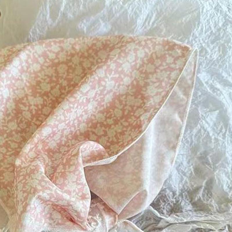 Summer Sweet Retro Lace Hair Scarf Women Pastoral Style Triangle Turban Headband