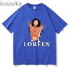 Unisex Eurovision Song Loreen tattoo Cotton Tshirt Graphic T Shirts Unisex Clothing Short Sleeve Printed T-shirt Casual T-shirt Unisex's Tops