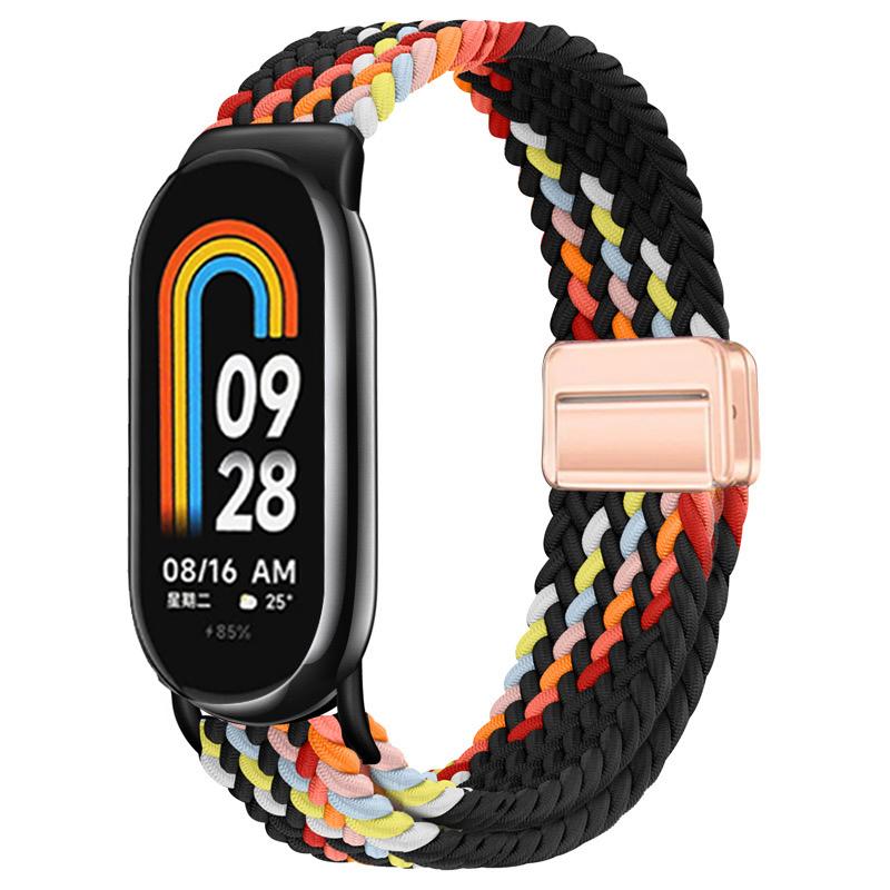 For Xiaomi Mi Band 10 strap Accessories breathable nylon Magnetic Braided Bracelet belt pulseira correas for Xiaomi Mi band 9 8