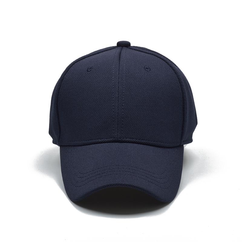 Solid Elasticity Black Baseball Cap Men Summer Cap Snapback Not Adjustable Trucker Cap Dad Hat