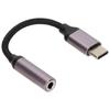 Type C To 3.5mm Audio Cable Type C To 3.5mm Headphone Jack Adapter Supports Music Call Wire Control Function