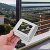 3pcs 304 Stainless Steel Flange Cover Square Guardrail Foot Cover  Staircase Handrail Guardrail