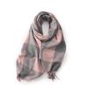 Silk Yue Scarf Women's Winter New Versatile High End Mid Length Imitation Cashmere Warm and Thickened Shawl