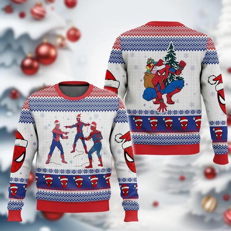 Herren 3D Weihnachtsdruck Rundhals Pullover Hoodie - Lässiges Langarm Oberteil