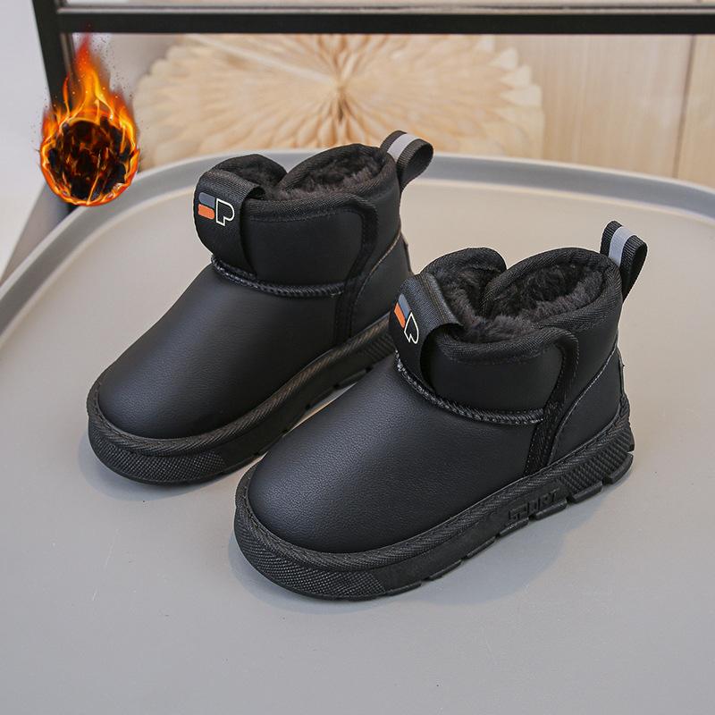 2024 Nowy Styl Dziecięce Śniegowce Modne Wodoodporne Zimowe Buty Niemowlęce Dziewczęce Sneakersy Moda Antypoślizgowe Bawełniane Buty Zapatillas