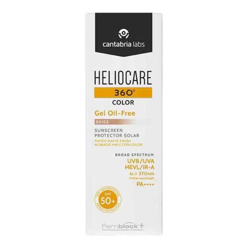 HELIOCARE Sun Cream 360 Color Gel Oil-Free Beige SPF50+, 50ml