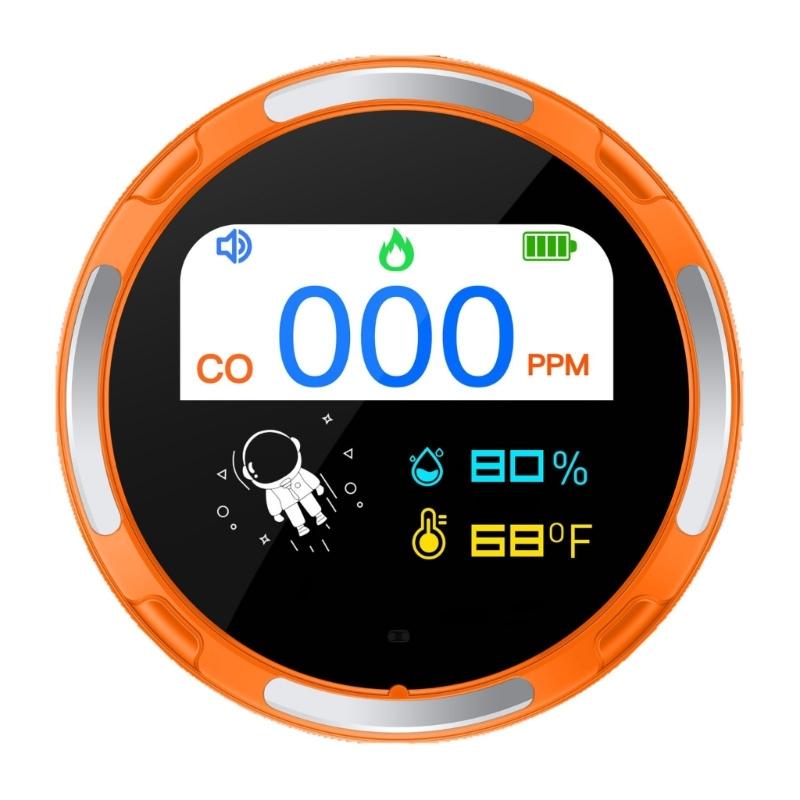 Tiny Gas Measurement Device With Constant Monitoring And Alarm Function Perfect For Mobile Shelter Indoor Outdoor Usage