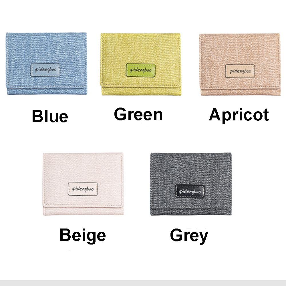 Practical PU Leather Coin Purse New Design Portable Credit Card Holder Multi-pocket Women Short Purse Female