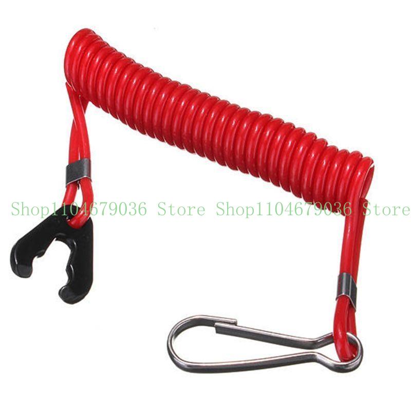 652F Boat Switch Engine Motor Urgent Stop Button Safety Connector Cord
