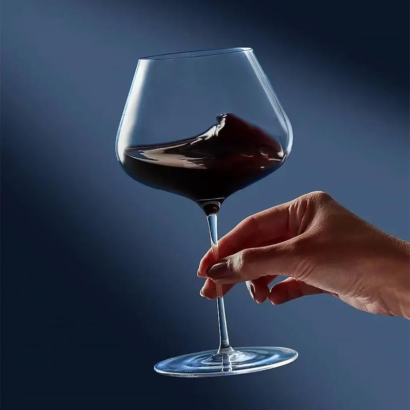 JINYOUJIA Perfect Flawless Quality 590ml Balance Glass Chardonnay White Wine Luxury Crystal Glasses Handmade Zalto Style Goblet