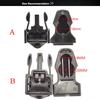 2x Diving Fin Strap Buckles Black Buckle Dive Flippers