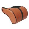 Car Seat Neck Pillow Car Leather Memory Foam Massage Pillow Seat Head Neck Head Rest Cushions Travel Interior Car