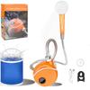 Ducha portátil eléctrica para camping, ducha de mano recargable para exterior, viaje y hogar.