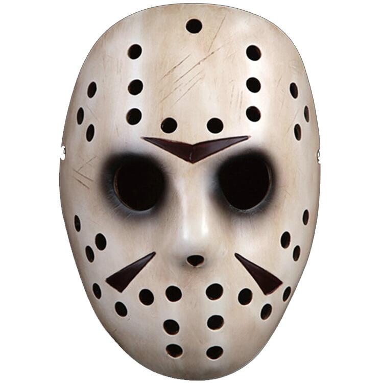 Halloweenowa Maska Freddy Vs Jason Unikalna Żywiczna Nakładka na Twarz na Straszne Imprezy Kostiumowe