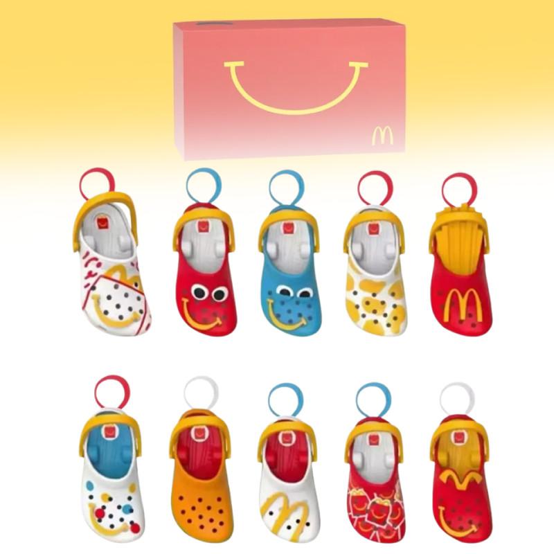 Zábavné a barevné Crocs McDonald's Miniklíčenka Pantofle Pro Děti I Dospělé