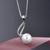 Lindon 925 Sterling Silver Classic Women Necklace Pendant Zircon Fashion Gift