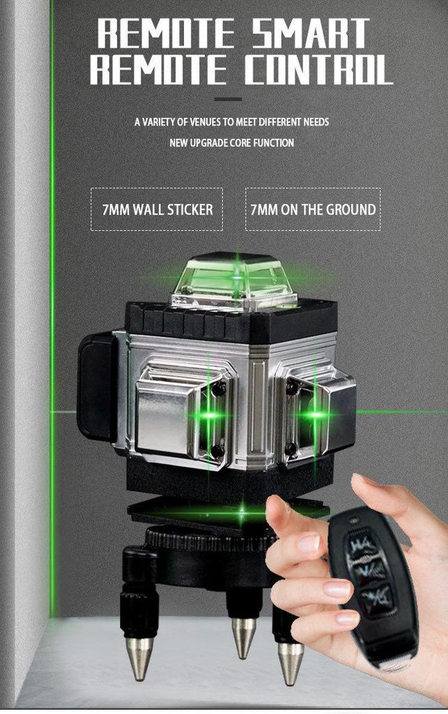 4D16 Green Laser Level Projector for Walls & Floors
