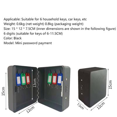 Password Key Box Real Estate Intermediary Key Cabinet Box Management Box Wall Mounted Car Key Box