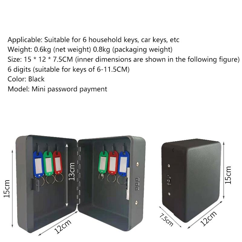 

Password Key Box Real Estate Intermediary Key Cabinet Box Management Box Wall Mounted Car Key Box