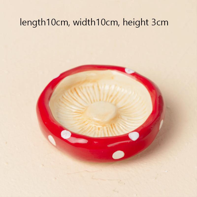 Mushroom Ceramic Hamster Hideout Water Bottle Stand Food Bowl Hamster Accessories Golden Bear Furniture Sleephouse House