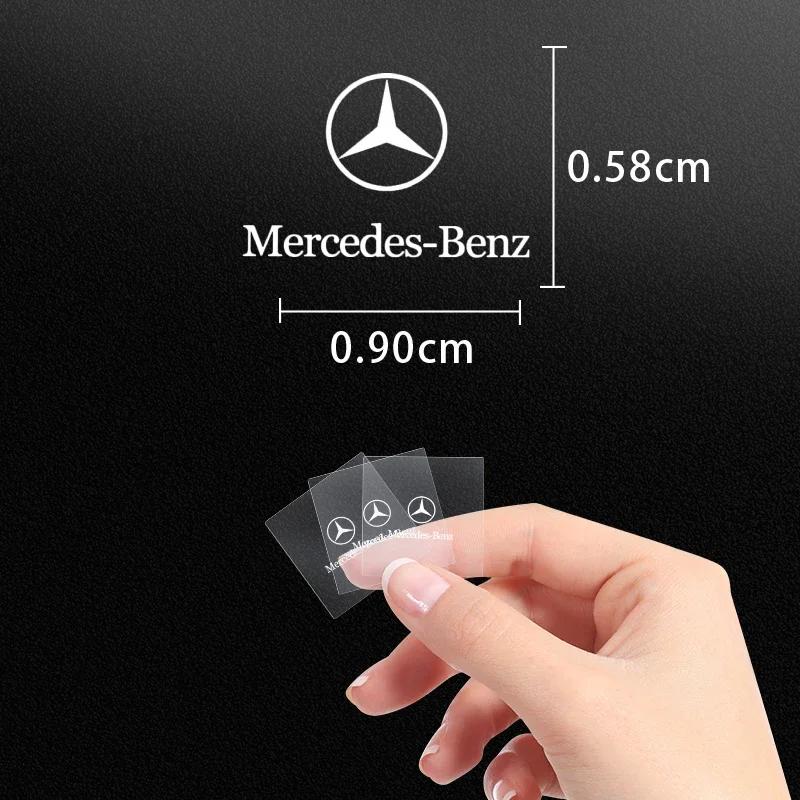 3D Car Logo Stickers Letter Car Stickers Interior Decoration For Mercedes Benz AMG W212 W126 W140 W168 W177 CLS GLE GLC GL