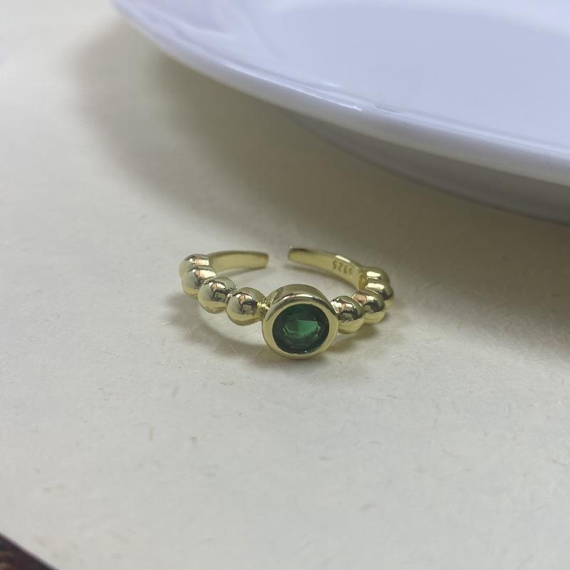 Ring Adjustable Fashionable With Unique Geometric Design For Womens Chic Style