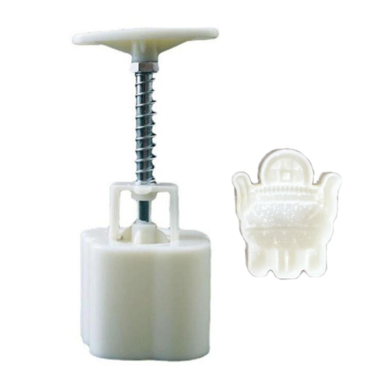 

50 г пластиковый штамп для лунного пряника в форме штатива DIY Mooncake Mold фестиваль ручной пресс Mooncake Cutters кондитерское украшение гаджет