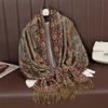 Luxury Brand Autumn Cashmere Pashmina Shawl Lady Wrap Warm Winter Scarves Design Print Female Foulard Cotton Stoles Scarf