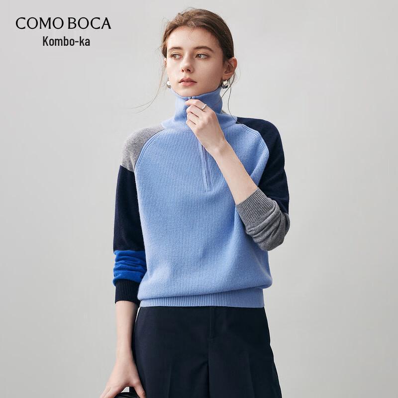 

Женский кашемировый свитер свободного кроя с воротником поло Komborca XL