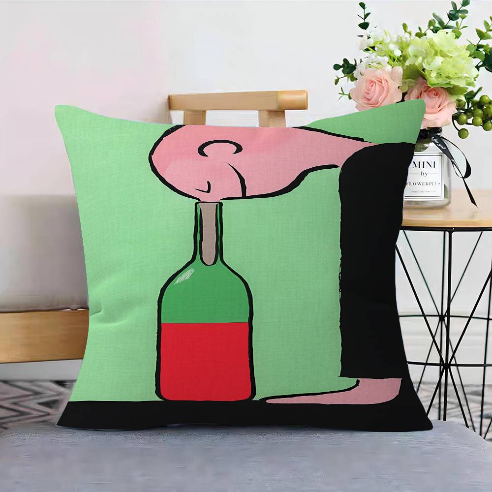 JJean Art Jullien Personalized Pillow Cover Kids Bedroom Wild Party Decor Pillowcase Kid Birthday Shower Gift