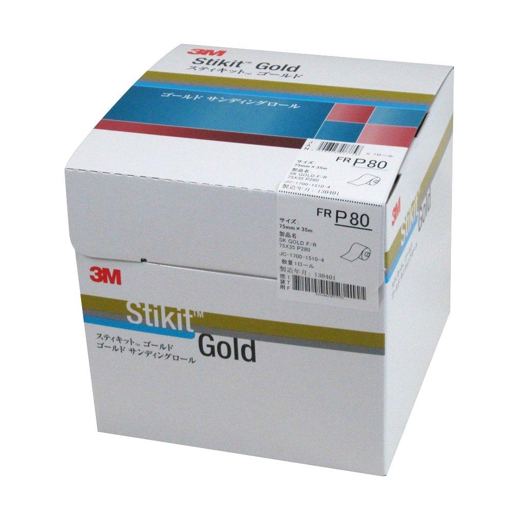 

3M Stikit Gold Finishing Roll FR 75 GOL P80