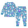 Children's Set - Printed Cartoon Two-Piece Outfit Set For Boys And Girls