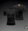 2024PRO Men's Fitness Quick-Dry Bodybuilding T-Shirt - Breathable, Tight Abdomen Shaping, Short Sleeve.