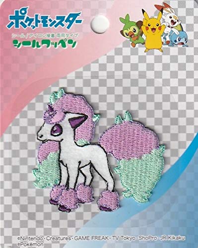 

Нашивка Inagaki Clothes Pocket Monster Patch Ponyta Galar Figure Seal Iron Dual Use Adhesive PSW014