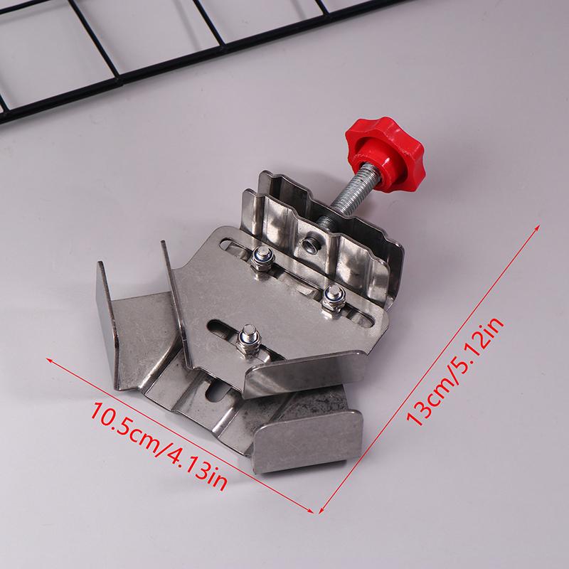 

Прямоугольный зажим из нержавеющей стали 90° Быстропозиционирующий зажим Регулируемая поворотная губка Для сращивания деревянных панелей своими руками