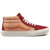 Vans Sk8 Mid Retro Mid Top Casual Skate Shoes Unisex Red Orange Splicing 'Orange Red' Vans VN0A391FTEV