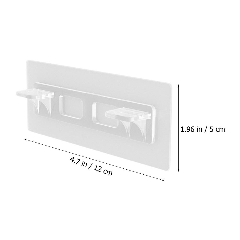 10Pcs Clear Shelf Pegs Heavy Duty Nail-Free Adhesive Shelf Supports for Cabinets Bookcases Entertainment Centers Home Decor