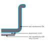 Küchenlinie Bratpfanne ohne Deckel 16 L Durchmesser 200 mm Hendi 839409