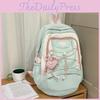 Student Nylon Teenagers Backpack With Waterresistant Features For Girl Daily Use