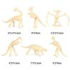New 12Pcs Dinosaur Toys Fossil Skeleton Simulation Model Set Mini Action Figure Educational Creative Collection Toy For Children
