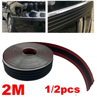 2M araba kapı yan bagaj kapağı süslemeleri Trim kalıplama koruma şeridi pencere ayna tampon Anti çarpışma DIY şerit etiket pikap