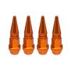 4pcs Tire Valve Caps Anti-theft Bullet Head Style Antirust Motorcycle Bike Car Wheel Tyre Tires Valve Stem Caps Accessories