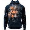 Graphic Lion Men's Fashion 3D Print Hoodie Streetwear Hoodies Long Sleeve Hooded Print Front Pocket Spring Hoodie Sweatshirt